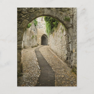 Grey Cobblestone street, France Postcard