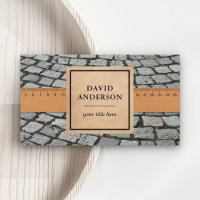 Grey Cobblestone Walkway Sidewalk Stone Work Paver