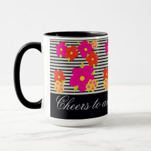 Grey Coffee Cup With Cheers To An Amazing Day