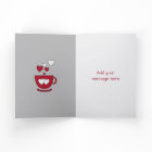 Grey Coffee & Friends Birthday greeting