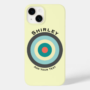 Grey Combination Bullseye by Shirley Taylor Case-Mate iPhone 14 Case