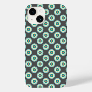 Grey Combination Circles by Shirley Taylor Case-Mate iPhone 14 Case
