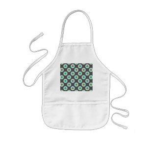 Grey Combination Circles by Shirley Taylor Kids Apron