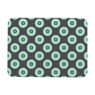 Grey Combination Circles by Shirley Taylor Magnet