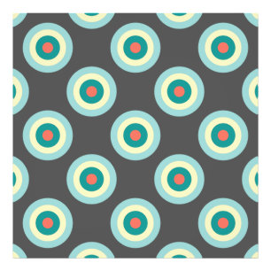Grey Combination Circles by Shirley Taylor Photo Print