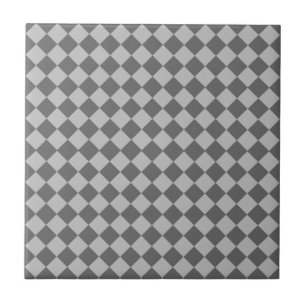 Grey Combination Diamond Pattern by Shirley Taylor Tile