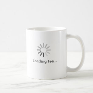 grey computer loading symbol mug