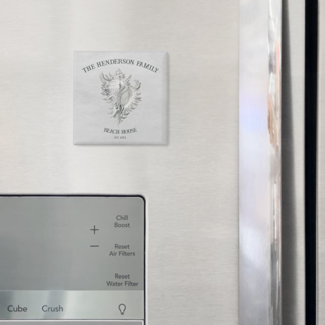 Grey Conch Shell Magnet (In Situ (Fridge))