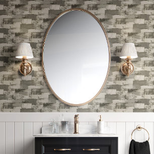 Grey Concrete Block Wallpaper