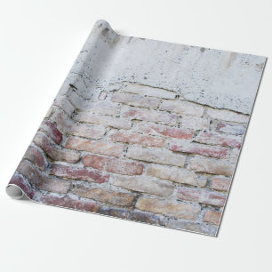Grey concrete bricks wall wrapping paper