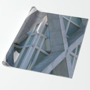 Grey concrete building at daytime wrapping paper