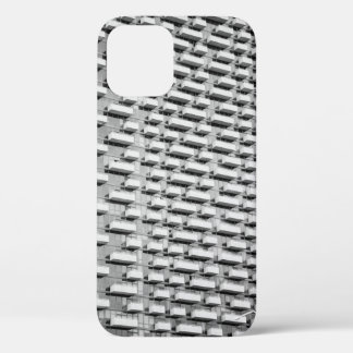 Grey concrete building iPhone 12 case