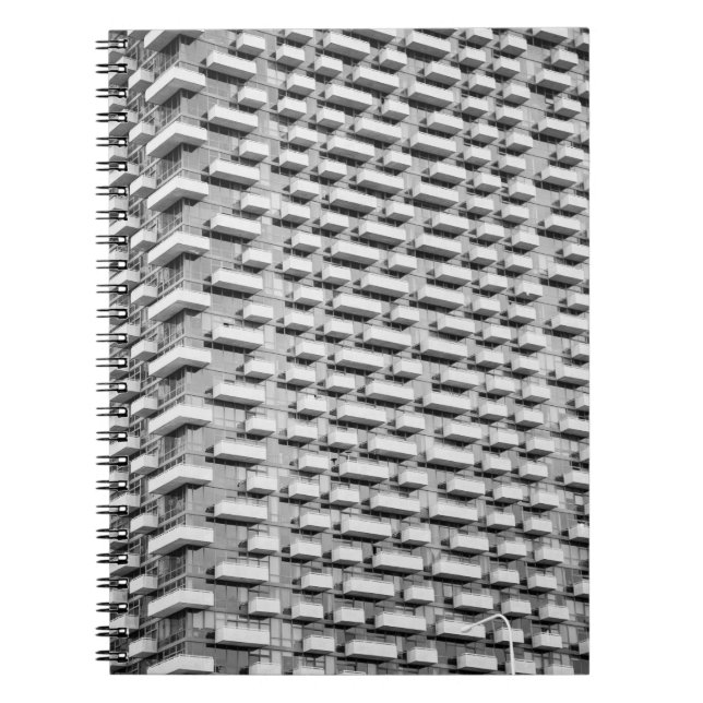 Grey concrete building notebook (Front)