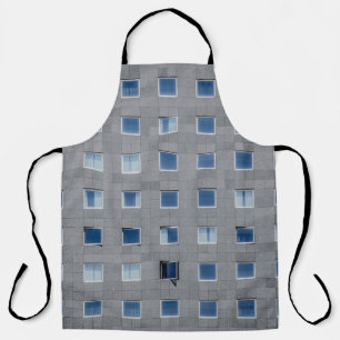 Grey concrete building photography apron