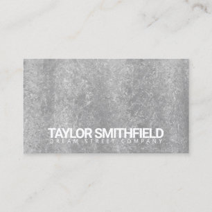 Grey Concrete Business Card
