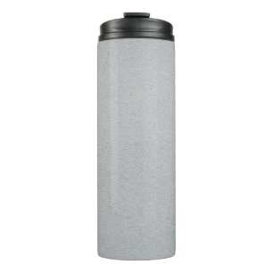 Grey concrete painted wall thermal tumbler