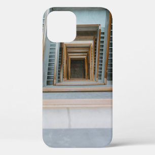 GREY CONCRETE STAIRCASE DURING DAYTIME iPhone 12 CASE