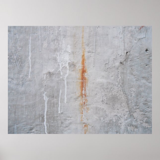 Grey concrete wall poster (Front)
