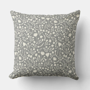 Grey Cottage Botanical Design  Cushion