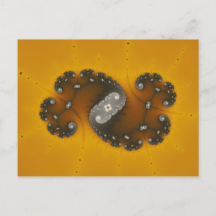 Grey Creature - Fractal Postcard