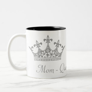 Grey Crown Mother's Custom Mug