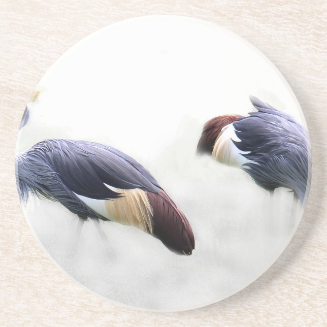 grey-crowned-crane coaster (Front)