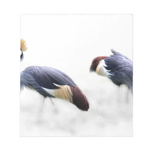 grey-crowned-crane notepad