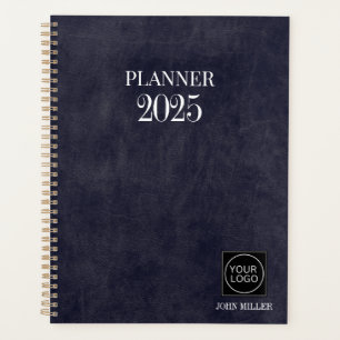Grey Custom 2025 Company Logo Simple Office Planner