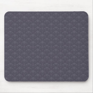 Grey Damask Bows Mouse Mat