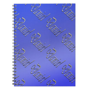 Grey Daniel Name Logos, Notebook