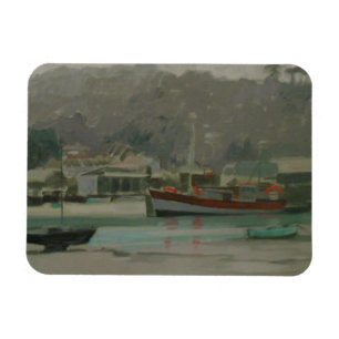 Grey Day Fisherman's Quay Magnet