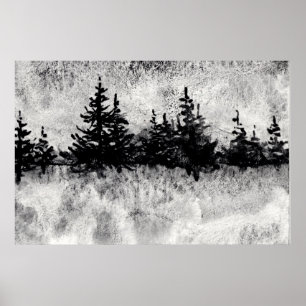 "Grey Day on the Scenic" Landscape Poster