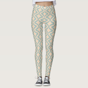 Grey Diamond Pattern Girly Trendy Fashionable Yoga Leggings