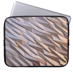 Grey digital laptop sleeve