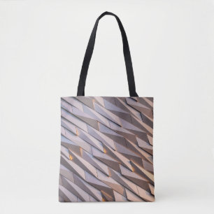 Grey digital tote bag