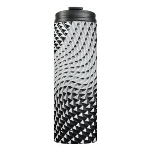 Grey digital wallpaper thermal tumbler