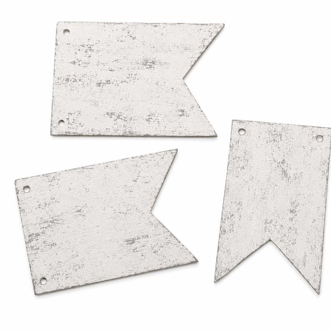 Grey Distressed Texture Rustic Bunting Banner (Creator Uploaded)