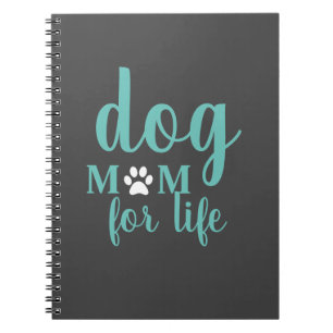 Grey Dog Mum For Life Notebook