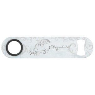Grey Dolphin Personalised Bottle Opener