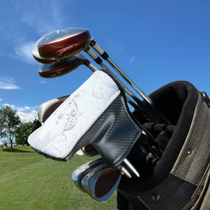 Grey Dolphin Personalised Golf Head Cover