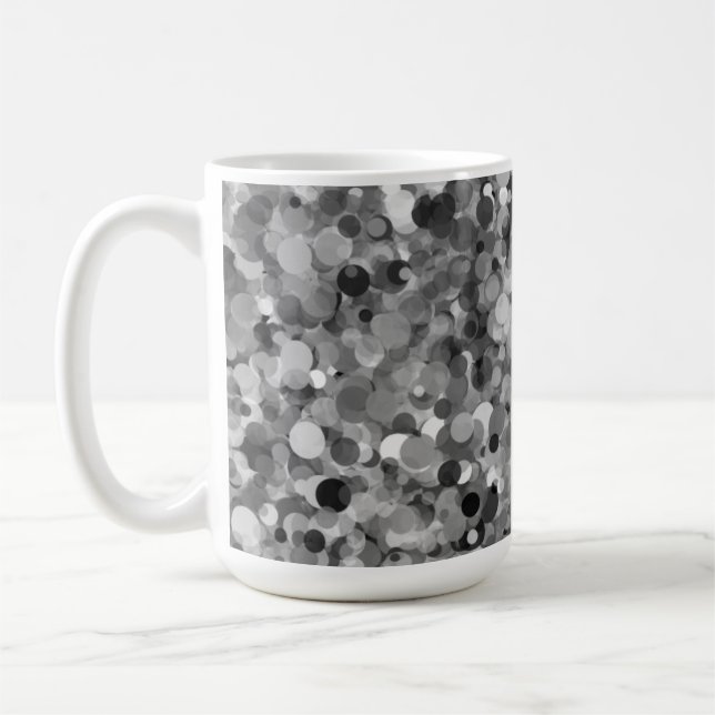 Grey Dot 15oz Mug (Left)
