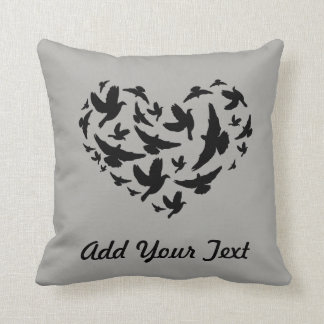 Grey Dove Custom Cushion Personalised Design