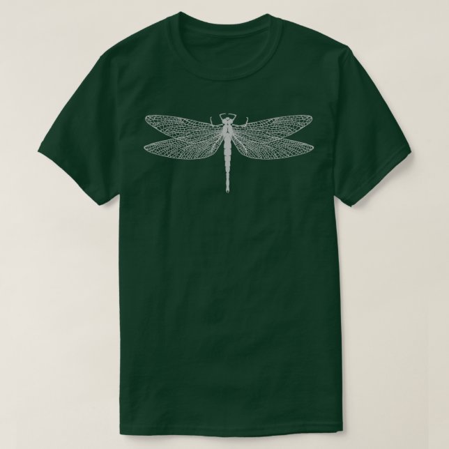 Grey Dragonfly T-Shirt (Design Front)