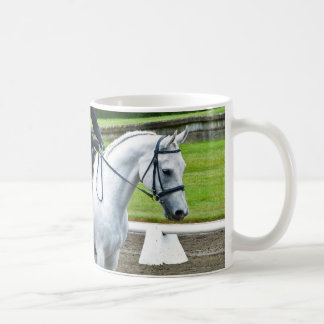 Grey Dressage Horse Mug II