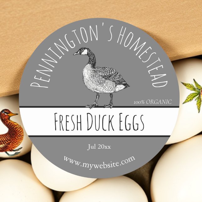 Grey | Duck Egg Labels (Creator Uploaded)