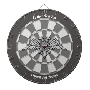 Grey Eagle with two Heads Dart Board