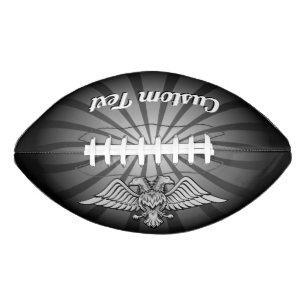 Grey Eagle with two Heads Football American Football
