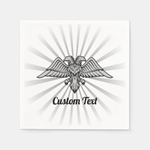 Grey Eagle with two Heads Napkins