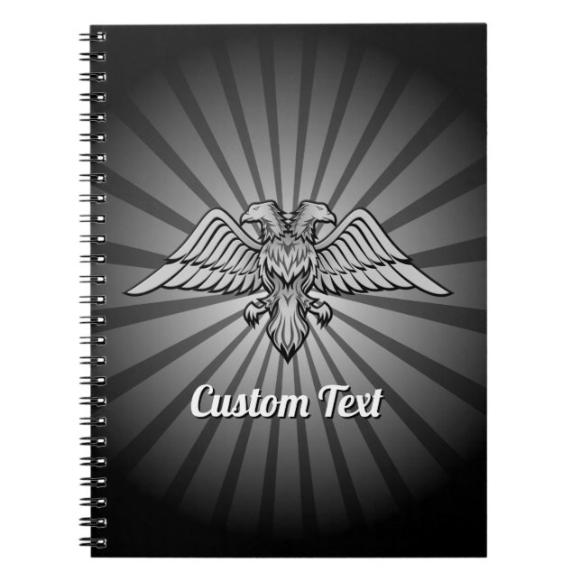 Grey eagle with two Heads Notebook (Front)
