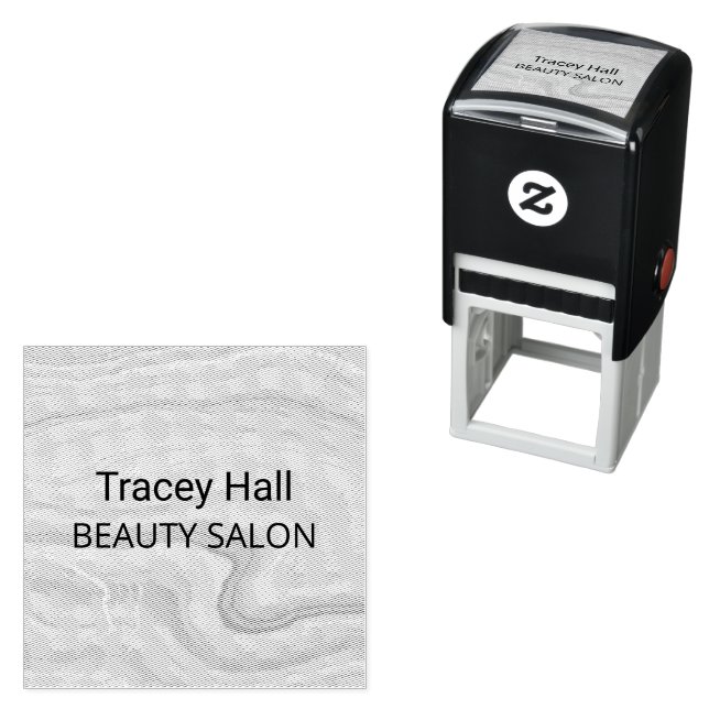 Grey earthy agate self-inking stamp (In Situ)